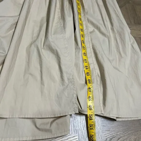 NWT Birgitte Herskind David Dress Trench Cutout Beige Women's Size 36 US 6